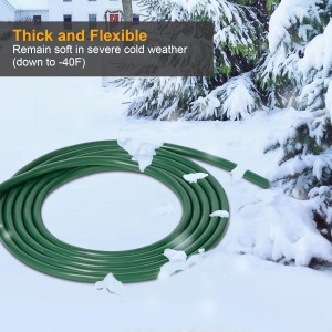 Cable de extensión exterior de 25 pies Suraielec con múltiples salidas, 3 salidas múltiples, cable de enchufe múltiple, calibre 16/3 SJTW, resistente a la intemperie para paisaje, luces de árbol de Navidad, Halloween, decoración de vacaciones, verde