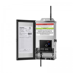 Transformador de iluminación de paisaje inteligente Suraielec 300W, Temporizador de luz al aire libre de bajo voltaje de 2.4 GHz Wi-Fi para Spotlight, Pathway Light, Alexa y Google Assistant, temporizador astronómico, ETL Li ...