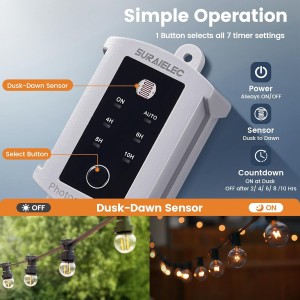 Suraielec Interruptor de luz inalámbrico y kit de receptor, 15A alta potencia, sin cableado, rango de RF de 100 pies, control remoto programable interruptores de pared de 3 vías para lámpara, luz de techo, ventilador, iluminación al aire libre