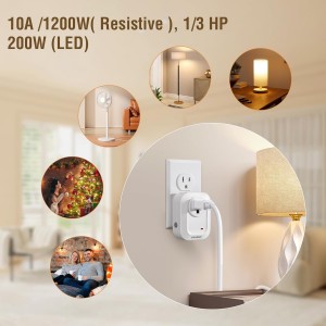 Suraielec Interruptor de pared inalámbrico de control de control remoto, no se necesita cableado, rango de RF de 100 pies, kit de interruptor de luz remoto preprogramado, expandible para enchufar la luz colgante, lámpara, pequeño aparato eléctrico