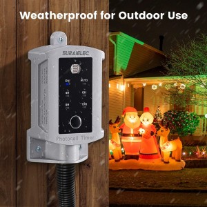 Suraielec Interruptor de luz inalámbrico y kit de receptor, 15A alta potencia, sin cableado, rango de RF de 100 pies, control remoto programable interruptores de pared de 3 vías para lámpara, luz de techo, ventilador, iluminación al aire libre